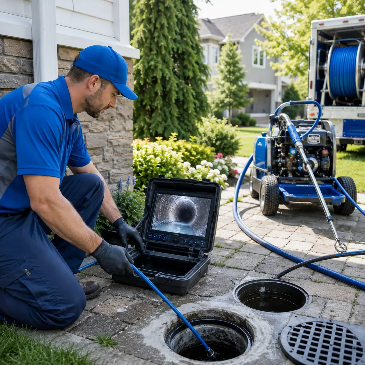 Outdoor drain cleaning professionals serving Faucett, MO
